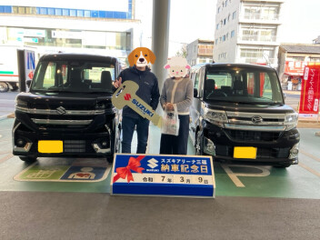 ☆★☆　K様 スペーシアカスタムご納車です！　☆★☆